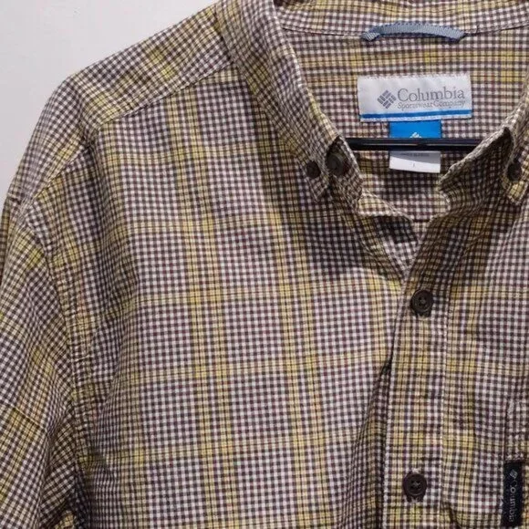 Columbia Men's Plaid Long Sleeve Shirt | Size L | Rugged Comfort Meets Everyday - Picture 11 of 13